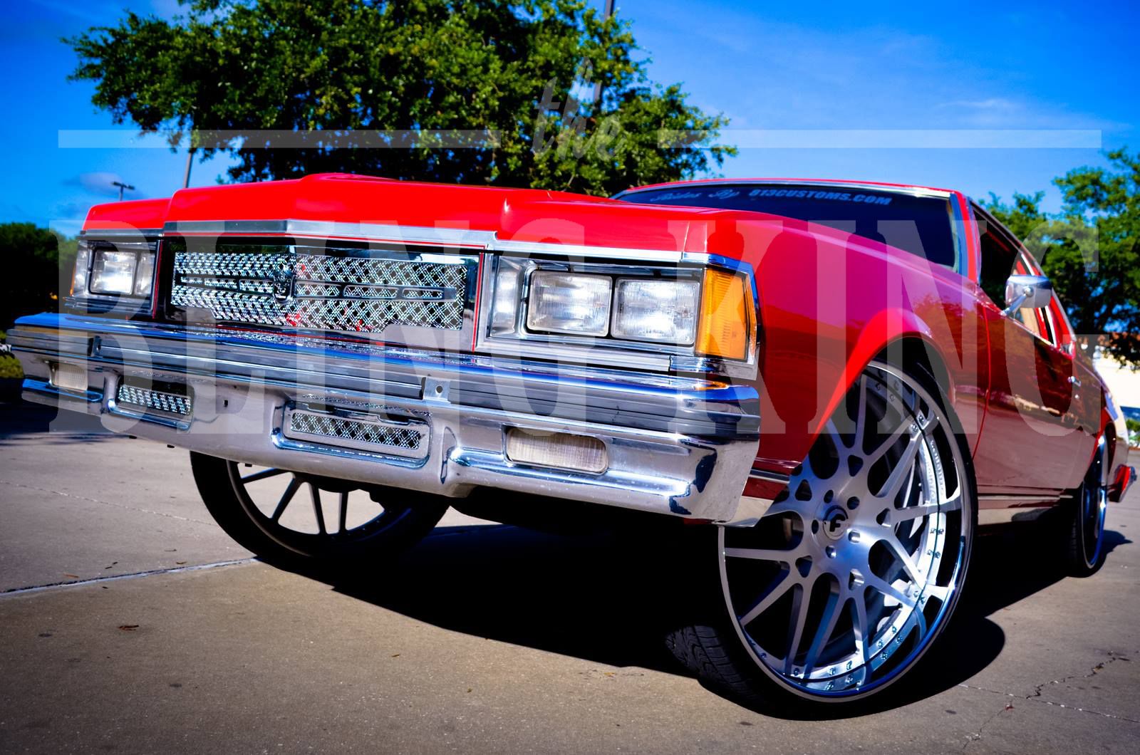 1977 1978 Chevy Caprice chrome mesh grill dual weave Tiarra